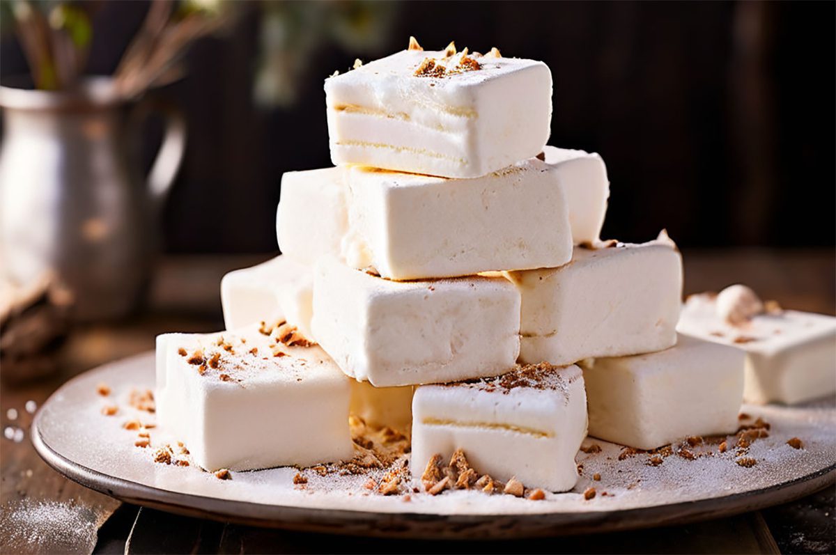 Fatias de marshmallow com Thermomix