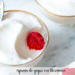 Espuma de iogurte com Thermomix