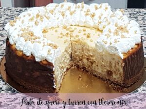 Bolo de queijo e nougat com termomix