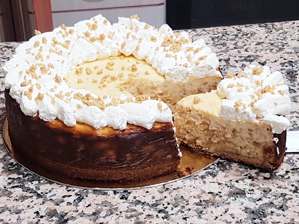 Bolo de queijo e nougat com termomix