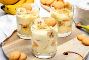 Pudim de banana viral do Instagram com Thermomix