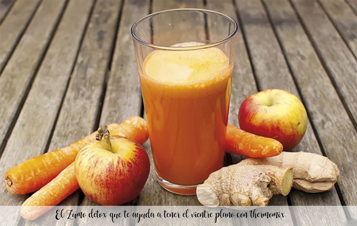 O suco detox que ajuda você a ter uma barriga lisa com termomix