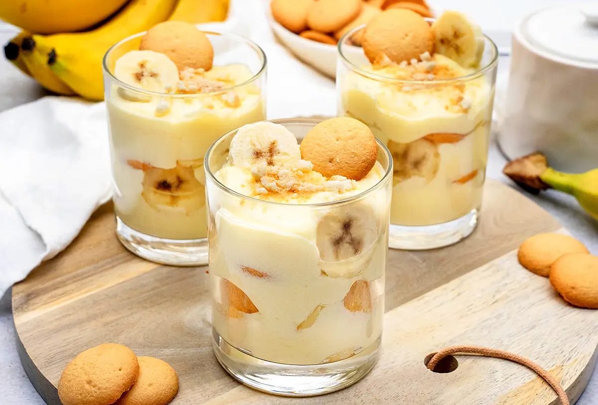 Pudim de banana viral do Instagram com Thermomix