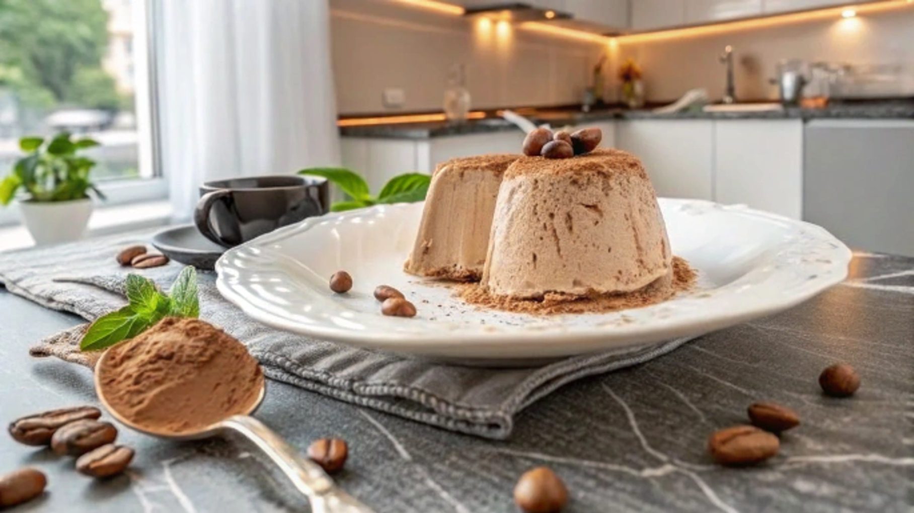Panna Cotta de Café Suave com Bimby