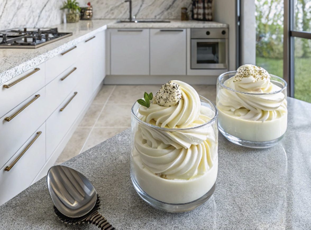 Mousse F&aacute;cil de Chocolate Branco (Termomix)