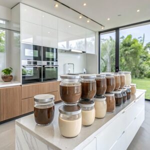 Chocolate, baunilha e creme de café com Thermomix